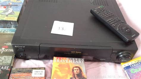 Sony VHS player with remote & VHS movies | #3896583615