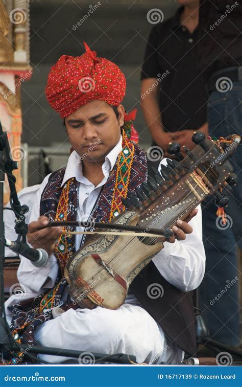 Musician from the Rahmat Khan Langa Troupe Editorial Stock Image - Image of turban, male: 16717139