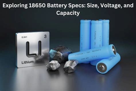 A Detailed Guide About 18650 Battery Specs