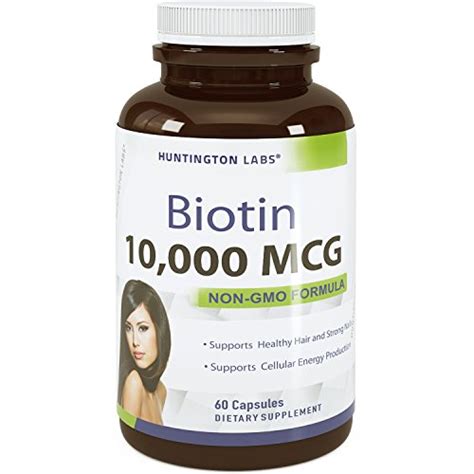 Natural And Pure Biotin For Hair Growth In Men And Women – Combat Hair Loss + Weight Loss Aid ...