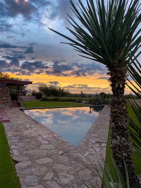 Morning Work Views at Taliesin West. : r/arizona