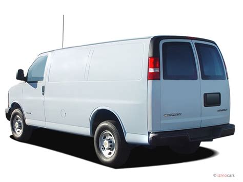 Image: 2004 Chevrolet Express Cargo Van 3500 135" WB RWD Angular Rear ...