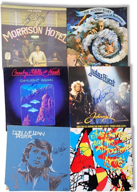 Signed Rock n Roll Album Covers (17)