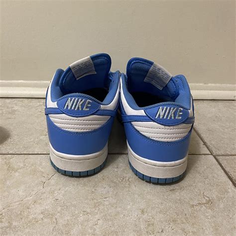 Nike dunk low unc Size 9 No box #nike #dunk - Depop