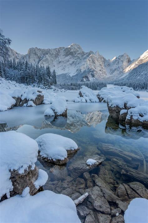 Reflection on Lago di Fusine by Bor Rojnik on 500px | Winter pictures ...