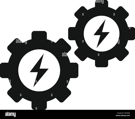 Gear wheel energy icon, simple style Stock Vector Image & Art - Alamy