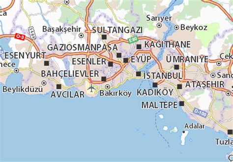 MICHELIN Zeytinburnu map - ViaMichelin