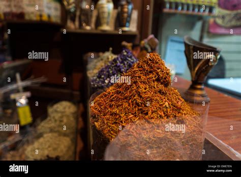 Dubai souk spices market Stock Photo - Alamy