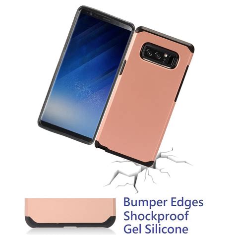 for 6.3" Samsung Galaxy Note 8 note8 Case Phone Case Shock Proof Edges Hybrid Armor Layers Hard ...