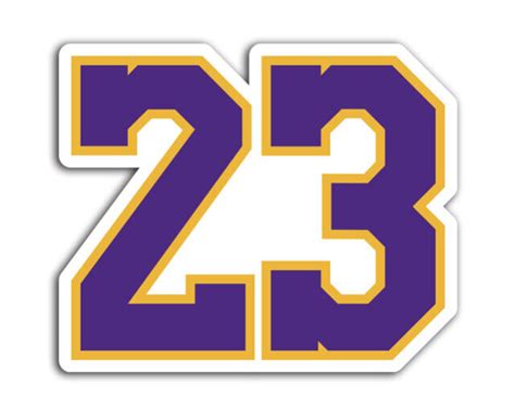 Lakers Lebron James Sticker 23 Basketball Decals NBA | eBay