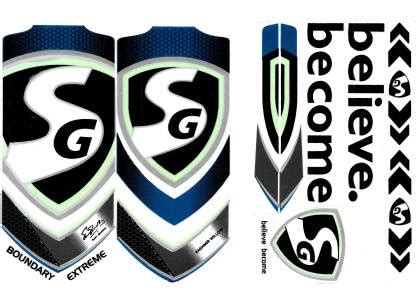 SG YLO BOUNDARY EXTREME CRICKET BAT STICKER Bat Sticker - Buy SG YLO BOUNDARY EXTREME CRICKET ...