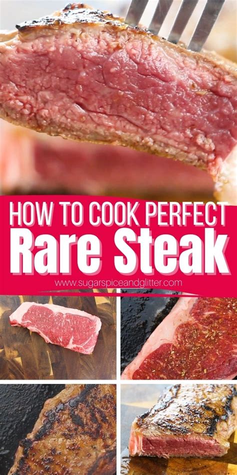 How to Cook a Rare Steak (with Video) ⋆ Sugar, Spice and Glitter