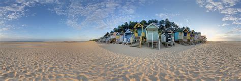 Wells Next Sea Beach and Beach Huts 360 Panorama | 360Cities