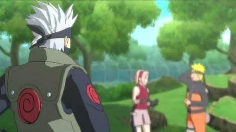 Naruto Shippuden: Naruto & Sakura vs Kakashi Bell Stealing Drill - YouTube