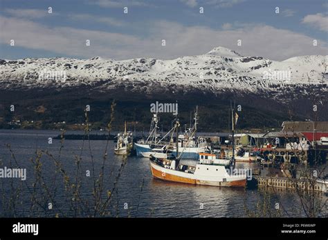 Fishing village in norway Stock Photo - Alamy