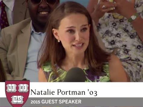 Natalie Portman Harvard commencement speech 2015 - Business Insider