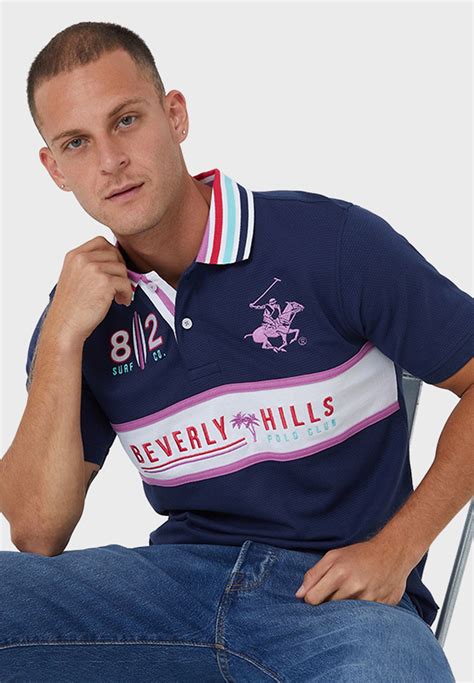 Buy Beverly Hills Polo Club navy Embroidered Logo Polo for Men in Manama, Riffa