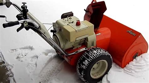 Ariens 832 Snow Blower with Impeller Kit - YouTube