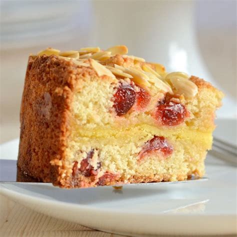 Marzipan and Cherry Cake - Charlotte's Lively Kitchen