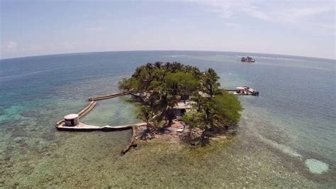 An aerial view of the Reef Conservation project in Belize - PodVolunteer - YouTube