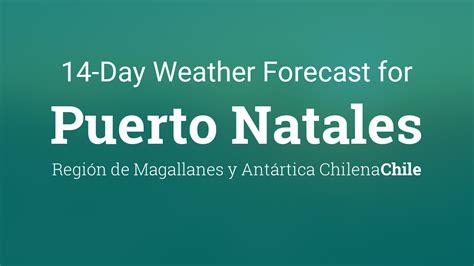 Puerto Natales, Chile 14 day weather forecast