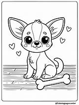 8 Chihuahua Coloring Page  Free Printable PDF sketch template