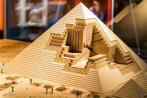 Pyramid of Giza Lego Cutaway at the Museum of Science and Industry ...