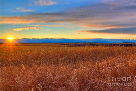 Prairie Sunset Photograph by James Anderson