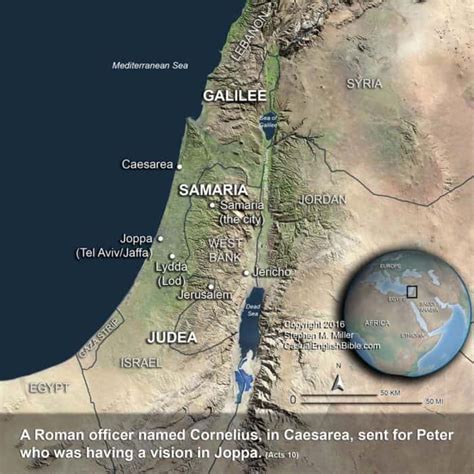 Lydda Maps and Videos - Casual English Bible