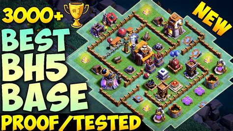 [NEW] BEST Builder Hall Base 5 w/ PROOF! BH5 CoC Builder BASE with Defense Replays | Clash of ...