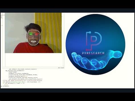 Face Mesh Using MediaPipe with Python OpenCV | Видео