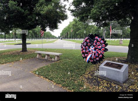 Long Island National Cemetery Farmingdale Long Island New York Stock ...