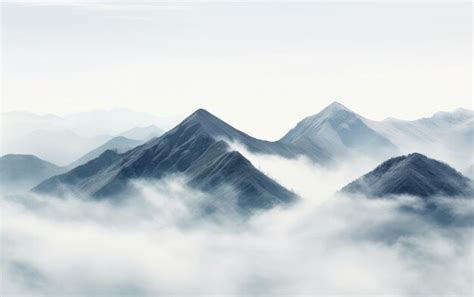 Premium Photo | The Alluring Climb of Upslope Fog Along Mountainous Terrain