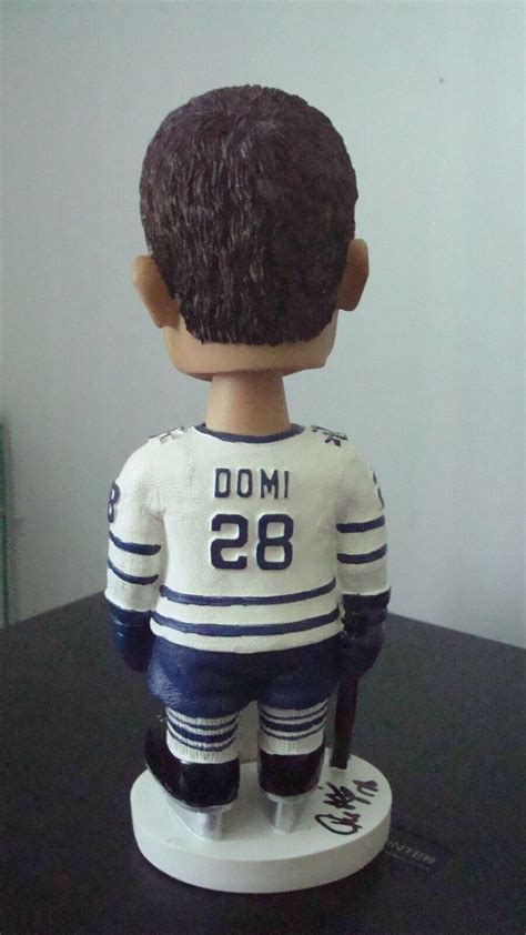 Tie Domi AUTOGRAPHED TORONTO MAPLE LEAFS BOBBLEHEAD SIGNED | eBay