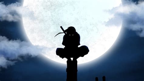 Free download | HD wallpaper: Uchiha Itachi illustration, Naruto Shippuuden, ANBU, silhouette ...