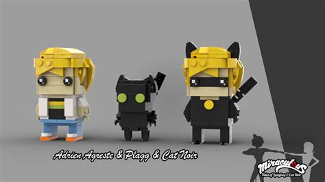 LEGO MOC Miraculous Brickheadz - Cat Noir & Plagg Kwami by kopeszku ...