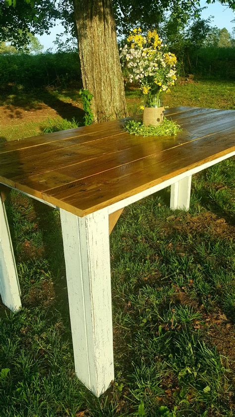 Custom farmhouse table! | Custom farmhouse table, Farmhouse table, Woodworking