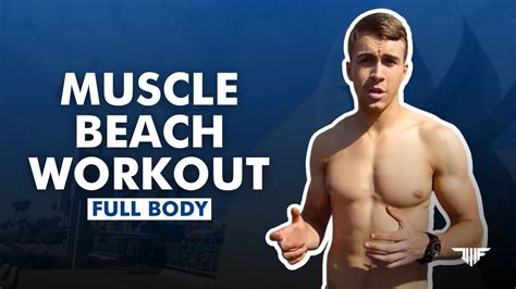 Muscle Beach full-body workout - YouTube