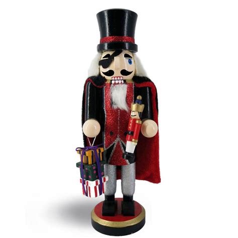 Drosselmeyer Nutcracker with Cape and Presents 9 inch — Nutcracker ...