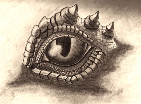 Dragon Eye Pencil Drawing at GetDrawings | Free download