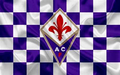 Download Emblem Logo Soccer ACF Fiorentina Sports 4k Ultra HD Wallpaper