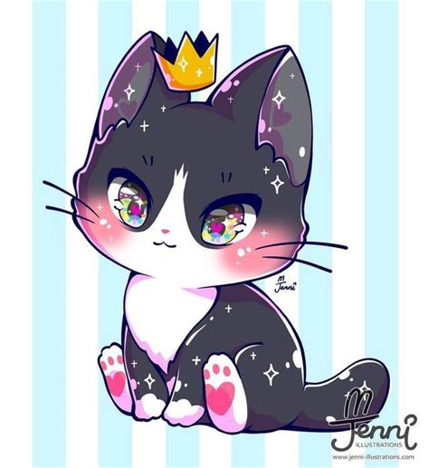 Pin by Ruby Gloom on Ilustraciones jenny | Cute cat drawing, Kawaii cat ...