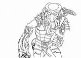 Free Alien Vs Predator Coloring Pages sketch template
