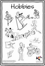 Hobby Coloring Pages sketch template