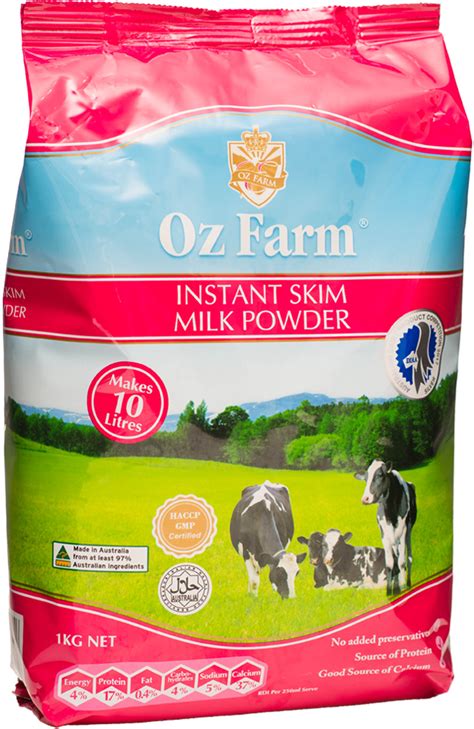 Oz Farm Instant Skim Cream Milk Powder 1KG – Welcome: Australian Dairy Park