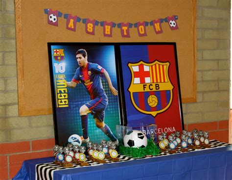 Ashton's 7th Birthday! Soccer Messi Barcelona Messi Birthday, Soccer Birthday Parties, Sports ...