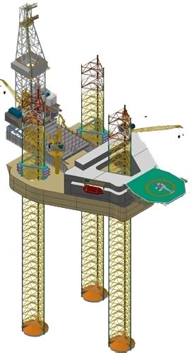 Jack Up Rig Footing - Mat Footings vs Independent Spud Can Footings ...