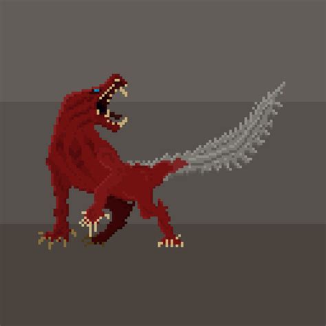 Pixel art odogaron. Nothing special but i am still pretty proud of it. : r/MonsterHunter