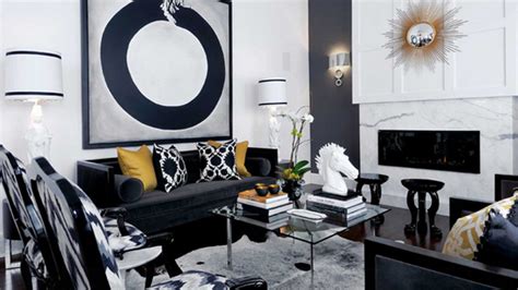 20 Attractive Black Sofa Living Room | Home Design Lover