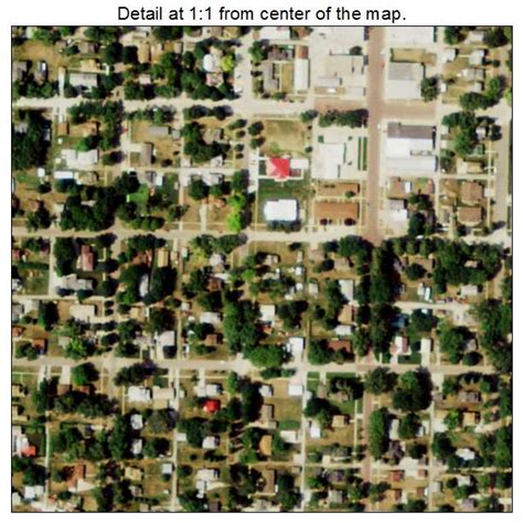 Aerial Photography Map of Wakefield, NE Nebraska